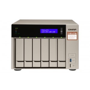 QNAP TVS-673e-8G 6-Bay NAS with AMD embedded APU