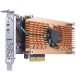 QNAP QM2-2P Dual M.2 22110/2280 PCIe NVMe SSD expansion card