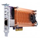 QNAP QM2-2S10G1T Dual M.2 2280 SATA SSD & single-port 10GbE expansion card