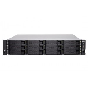 QNAP TS-1277XU-RP-1200-4G 12-bay Rackmount NAS with AMD Ryzen 3 Processor