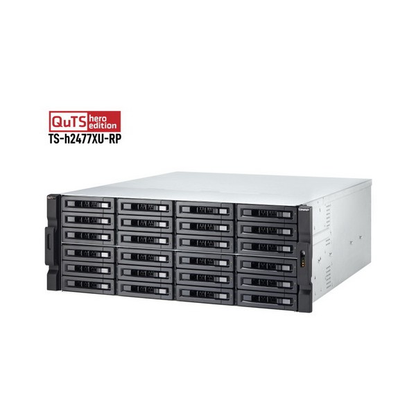 QNAP TSh2477XURP3700X32G 24Bay ZFS Rackmount NAS with AMD Ryzen 7