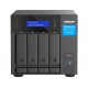 QNAP TVS-h474-PT-8G Intel Pentium ZFS-based 4-Bay NAS