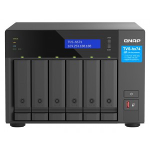 QNAP TVS-h674-i3-16G Intel Core i3-12100 ZFS-based 6-Bay NAS