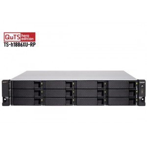 QNAP TS-h1886XU-RP-R2-D1622-32G 18-bay Rackmount NAS with Intel Xeon D Processor / QuTS hero