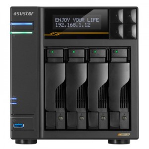 ASUSTOR AS6804T LOCKERSTOR 4 Gen3 4-Bay Tower NAS
